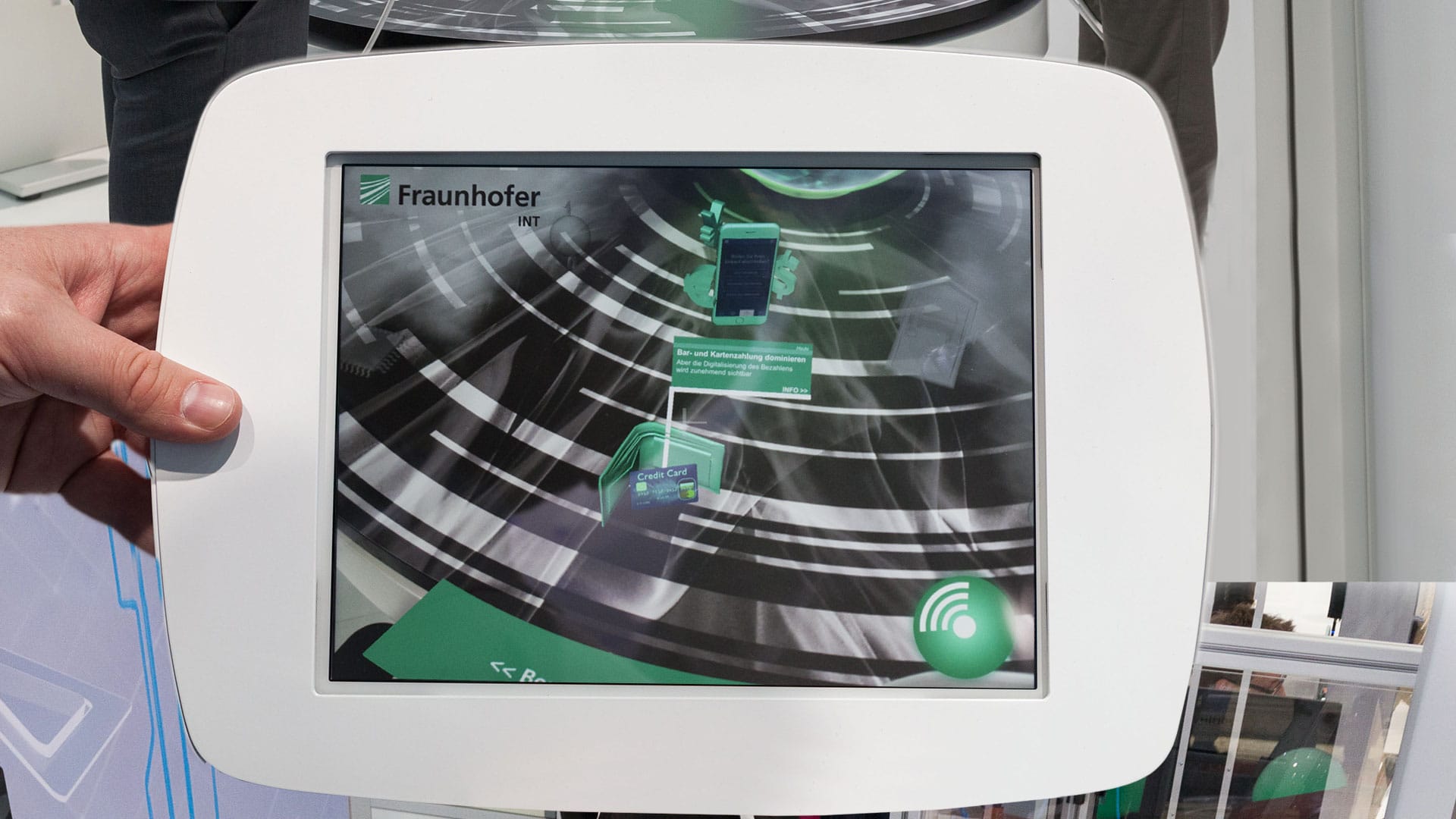 Fraunhofer Institut – Augmented Reality Exponat